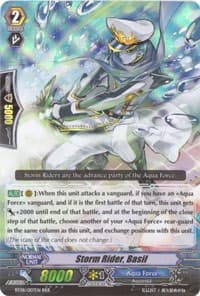 Storm Rider, Basil - BT08: Blue Storm Armada - Cardfight Vanguard card