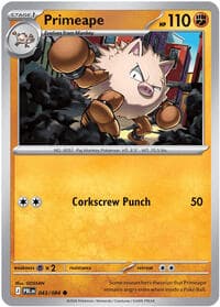Primeape - ME05: Pitch Black - Pokemon card