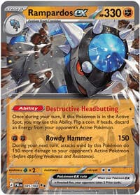 Rampardos ex - ME05: Pitch Black - Pokemon card