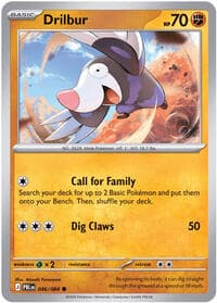 Drilbur - ME05: Pitch Black - Pokemon card