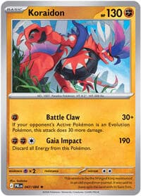 Koraidon - ME05: Pitch Black - Pokemon card