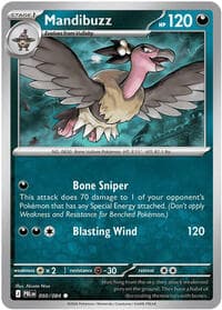 Mandibuzz - ME05: Pitch Black - Pokemon card