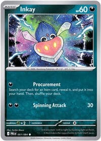 Inkay - ME05: Pitch Black - Pokemon card