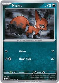 Nickit - ME05: Pitch Black - Pokemon card