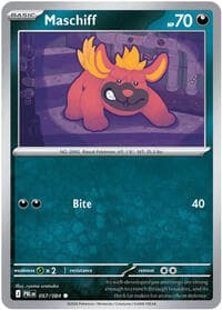 Maschiff - ME05: Pitch Black - Pokemon card