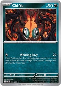Chi-Yu - ME05: Pitch Black - Pokemon card