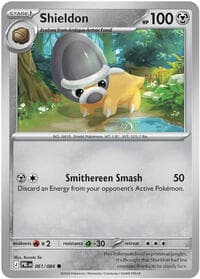 Shieldon - ME05: Pitch Black - Pokemon card