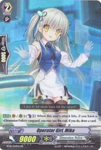 Operator Girl, Mika - BT08: Blue Storm Armada - Cardfight Vanguard card