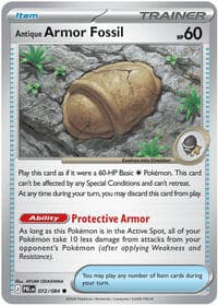 Antique Armor Fossil - ME05: Pitch Black - Pokemon card