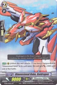 Dimensional Robo, Daidragon - BT08: Blue Storm Armada - Cardfight Vanguard card