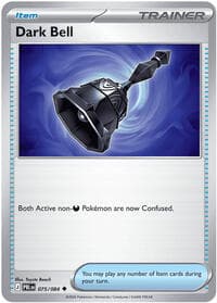 Dark Bell - ME05: Pitch Black - Pokemon card
