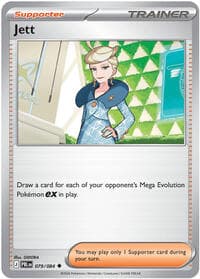 Jett - ME05: Pitch Black - Pokemon card