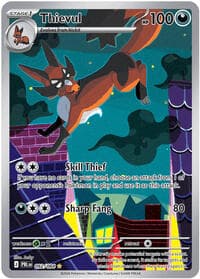 Thievul - ME05: Pitch Black - Pokemon card