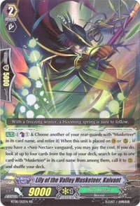 Lily of the Valley Musketeer, Kaivant - BT08: Blue Storm Armada - Cardfight Vanguard card