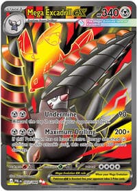 Mega Excadrill ex - ME05: Pitch Black - Pokemon card
