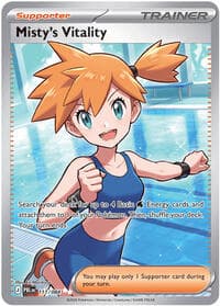 Misty's Vitality - ME05: Pitch Black - Pokemon card