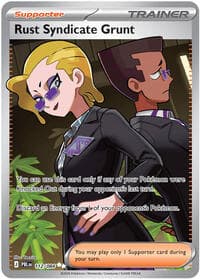 Rust Syndicate Grunt - ME05: Pitch Black - Pokemon card