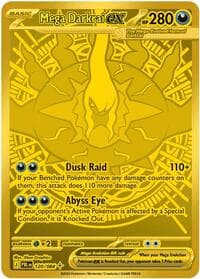 Mega Darkrai ex - ME05: Pitch Black - Pokemon card