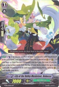 Lily of the Valley Musketeer, Rebecca - BT08: Blue Storm Armada - Cardfight Vanguard card