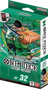 Starter Deck 32: GREEN Roronoa Zoro - ST-32: Starter Deck 32 GREEN Roronoa Zoro - One Piece Card Game card
