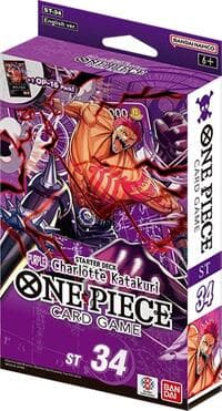 Starter Deck 34: PURPLE Charlotte Katakuri - ST-34: Starter Deck 34 PURPLE Charlotte Katakuri - One Piece Card Game card