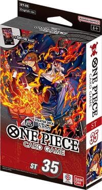Starter Deck 35: RED/BLACK Sabo - ST-35: Starter Deck 35 RED/BLACK Sabo - One Piece Card Game card