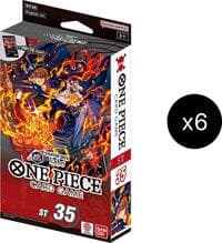 Starter Deck 35: RED/BLACK Sabo Display - ST-35: Starter Deck 35 RED/BLACK Sabo - One Piece Card Game card