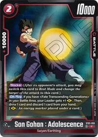 Son Gohan : Adolescence - ST01-010 - Story Booster 01 - Dragon Ball Super: Fusion World card