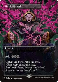Dark Ritual (2678) - Secret Lair Drop Series - Magic: The Gathering card