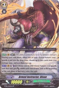 Armed Instructor, Bison - BT08: Blue Storm Armada - Cardfight Vanguard card