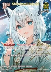 Shirakami Fubuki (P) (hBP05-068) - hololive OFFICIAL CARD GAME Promos - Hololive card