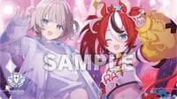 Todoroki Hajime & Hakos Baelz Bloom Cup DX 26 Rubber Mat - Hololive Production Official Playmats - Playmats card