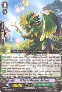 Arboros Dragon, Ratoon - BT08: Blue Storm Armada - Cardfight Vanguard card