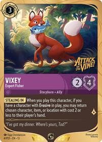 Vixey - Expert Fisher - Disney Lorcana Promo Cards - Disney Lorcana card