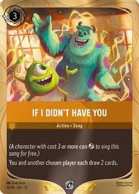 If I Didn't Have You - Disney Lorcana Promo Cards - Disney Lorcana card