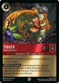 Tigger - Hunny Barbarian - Disney Lorcana Promo Cards - Disney Lorcana card