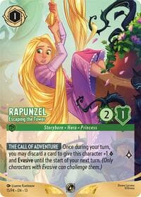Rapunzel - Escaping the Tower (Store Championship Participant) - Disney Lorcana Promo Cards - Disney Lorcana card