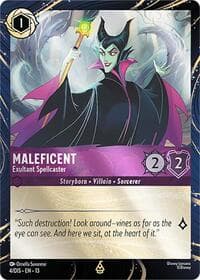 Maleficent - Exultant Spellcaster - Disney Lorcana Promo Cards - Disney Lorcana card