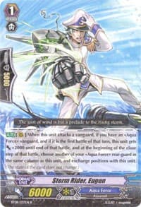 Storm Rider, Eugen - BT08: Blue Storm Armada - Cardfight Vanguard card