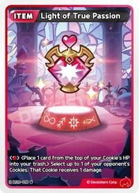 Light of True Passion - The Dark Enchantress War - CookieRun: Braverse TCG card