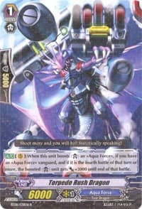 Torpedo Rush Dragon - BT08: Blue Storm Armada - Cardfight Vanguard card