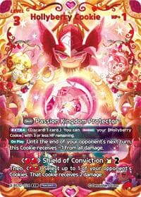 Hollyberry Cookie (024) (EXR) - The Dark Enchantress War - CookieRun: Braverse TCG card
