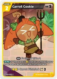 Carrot Cookie - The Dark Enchantress War - CookieRun: Braverse TCG card