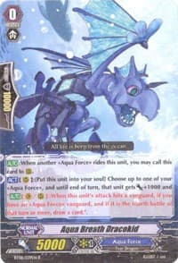 Aqua Breath Dracokid - BT08: Blue Storm Armada - Cardfight Vanguard card