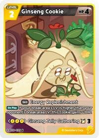 Ginseng Cookie (035) - The Dark Enchantress War - CookieRun: Braverse TCG card