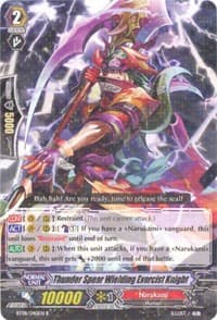 Thunder Spear Wielding Exorcist Knight - BT08: Blue Storm Armada - Cardfight Vanguard card