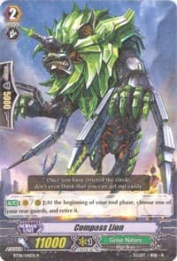 Compass Lion - BT08: Blue Storm Armada - Cardfight Vanguard card