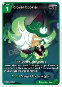 Clover Cookie - The Dark Enchantress War - CookieRun: Braverse TCG card