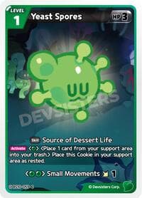 Yeast Spores - The Dark Enchantress War - CookieRun: Braverse TCG card