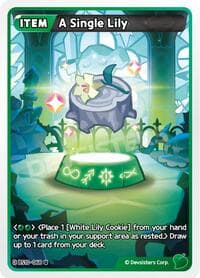 A Single Lily - The Dark Enchantress War - CookieRun: Braverse TCG card